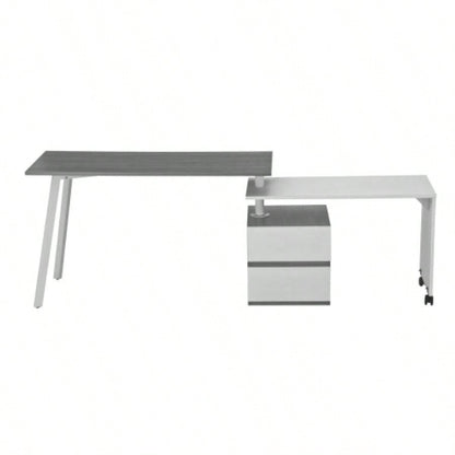 Techni Mobili Rotating Multi - Positional Modern Desk,