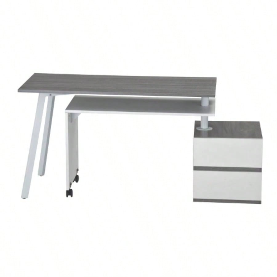 Techni Mobili Rotating Multi - Positional Modern Desk,