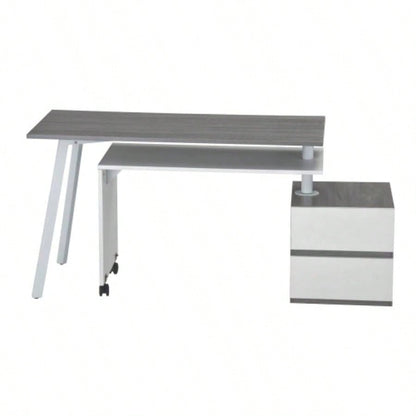 Techni Mobili Rotating Multi - Positional Modern Desk,