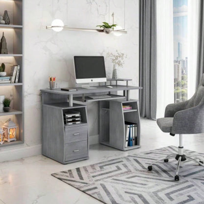 Techni Mobili Complete Computer Workstation Desk With Storage,