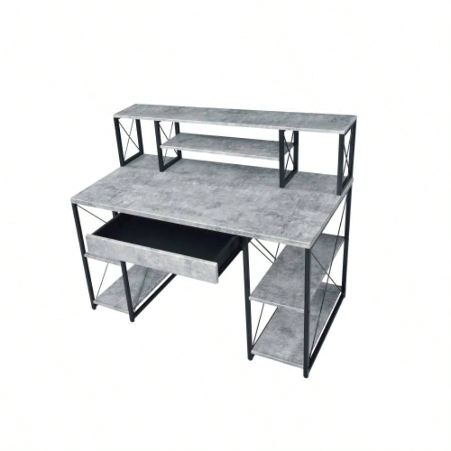 Amiel All Purpose Gray Writing Desk