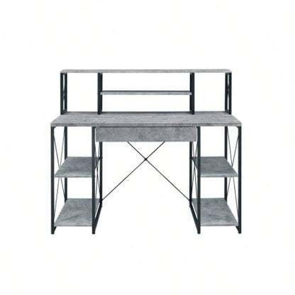 Amiel All Purpose Gray Writing Desk