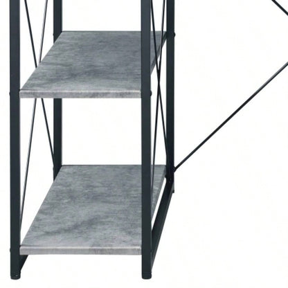 Amiel All Purpose Gray Writing Desk