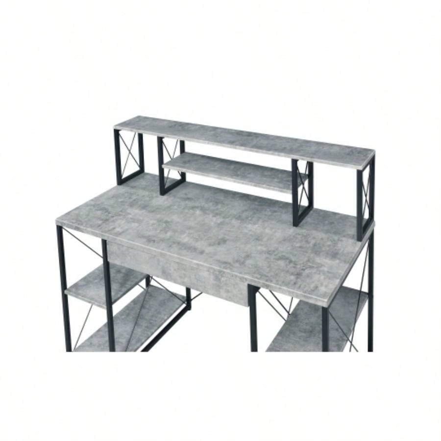 Amiel All Purpose Gray Writing Desk