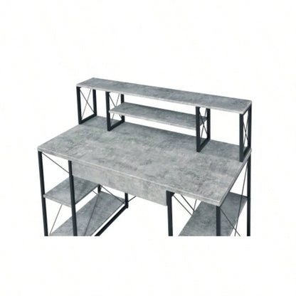 Amiel All Purpose Gray Writing Desk
