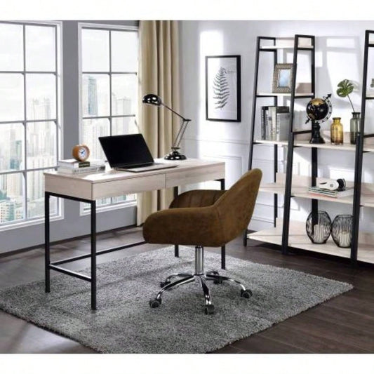 Wendral Natural Black Writing Desk