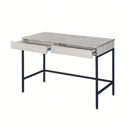 Wendral Natural Black Writing Desk