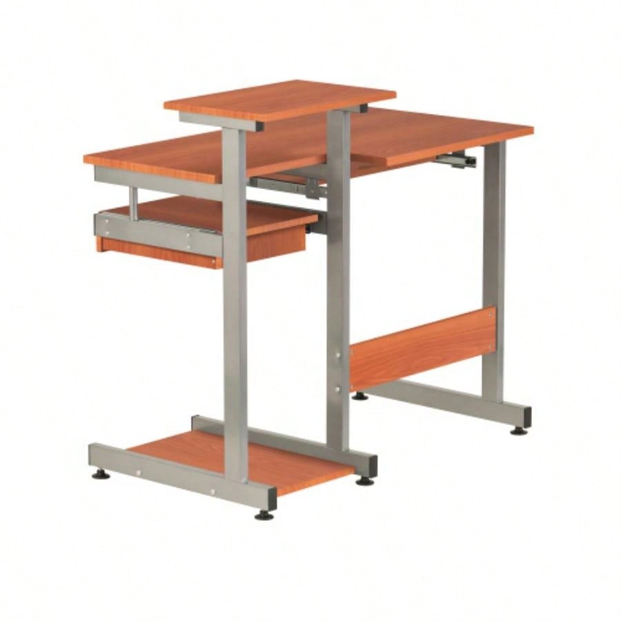 Techni Mobili Complete Computer Workstation Desk, Woodgrain