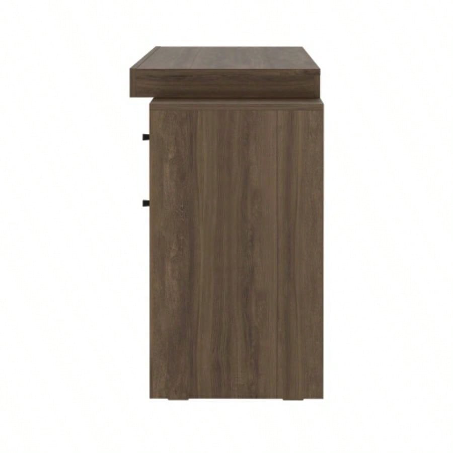 Techni Mobili Expandable Home Office Desk, Walnut