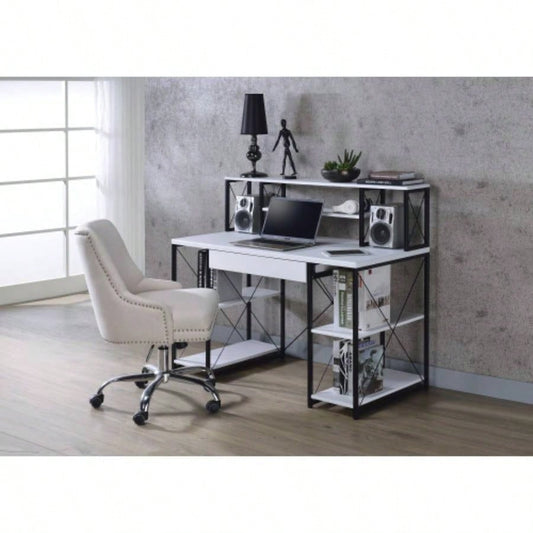 Amiel All Purpose White Writing Desk