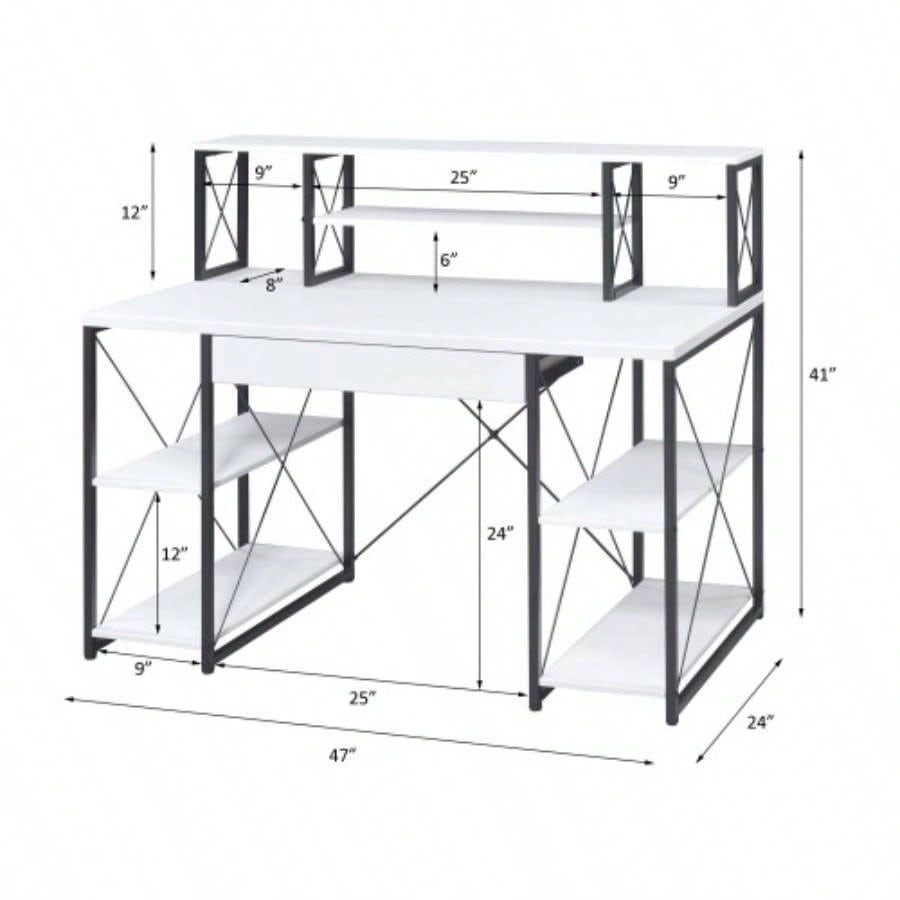 Amiel All Purpose White Writing Desk