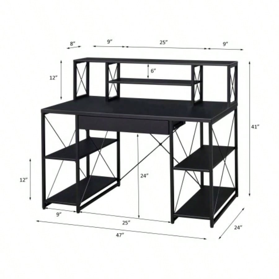 Amiel All Purpose Black Writing Desk