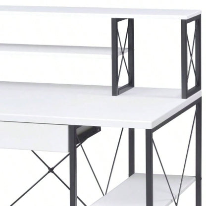 Amiel All Purpose White Writing Desk