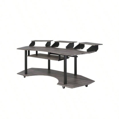 83 Eleazar Black Oak Music Recording Studio Desk
