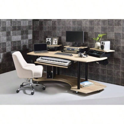 83 Eleazar Black Oak Music Recording Studio Desk