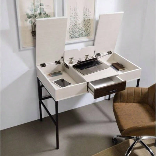 Verster Natural Black Writing Desk/USB