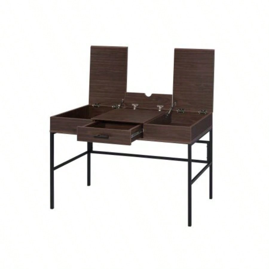 Verster Oak Black Writing Desk/USB
