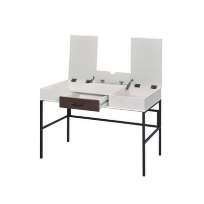 Verster Natural Black Writing Desk/USB