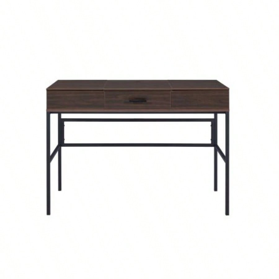 Verster Oak Black Writing Desk/USB