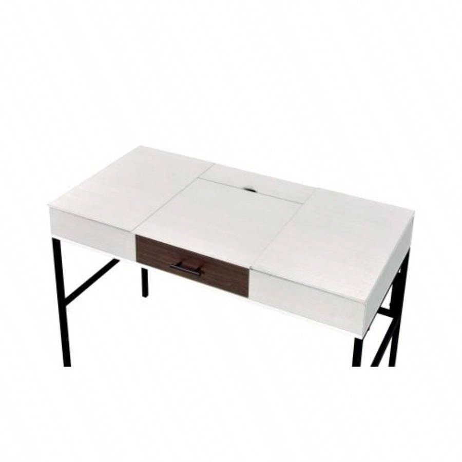 Verster Natural Black Writing Desk/USB