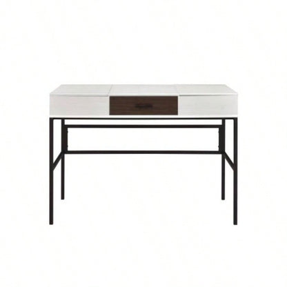 Verster Natural Black Writing Desk/USB