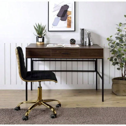 Verster Natural Black Writing Desk/USB