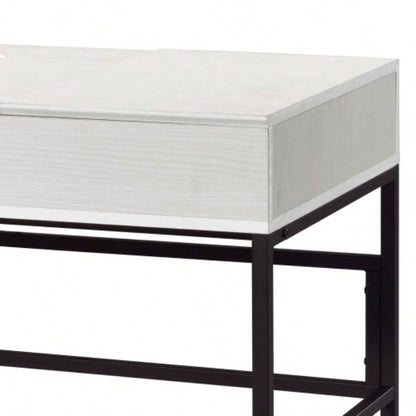Verster Natural Black Writing Desk/USB