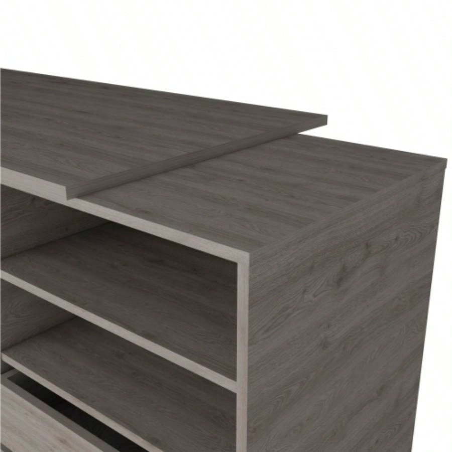 Pragma 120 Writing Desk, Two Drawers, Two Shelves