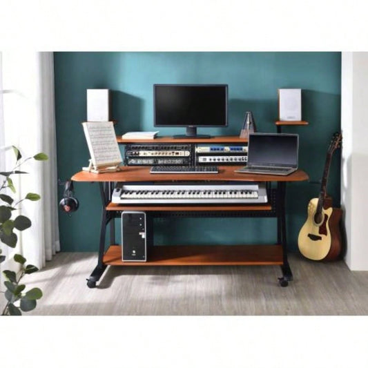 Willow Cherry Black Music Desk