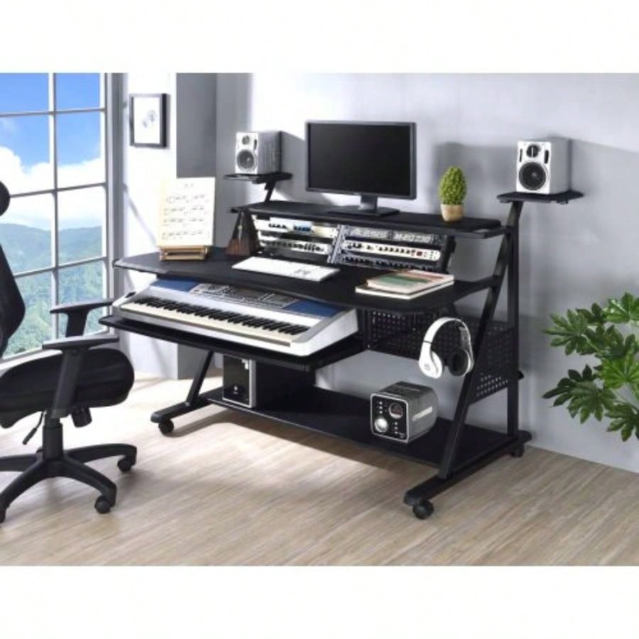 Willow Cherry Black Music Desk