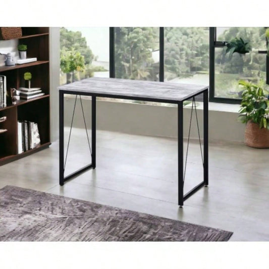 Zaidin Antique White Black Writing Desk