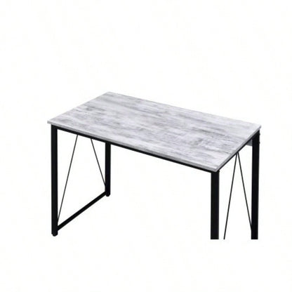 Zaidin Antique White Black Writing Desk