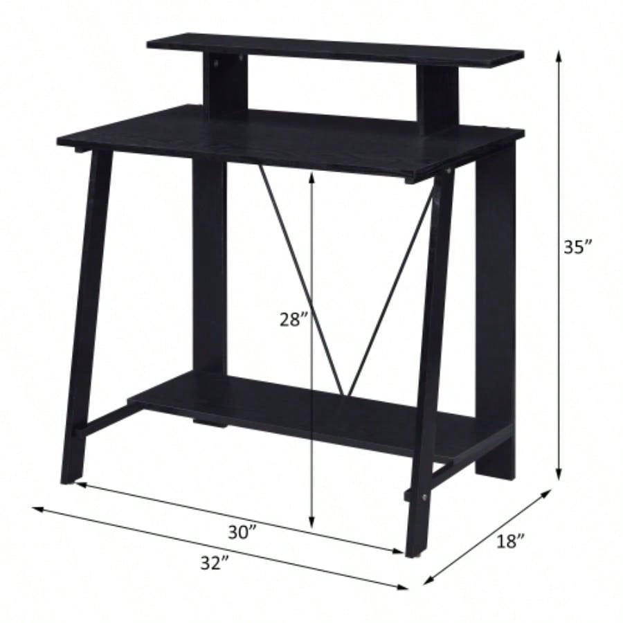 Nypho Black Writing Desk