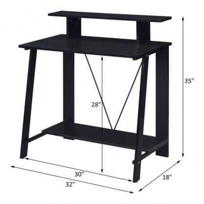 Nypho Black Writing Desk