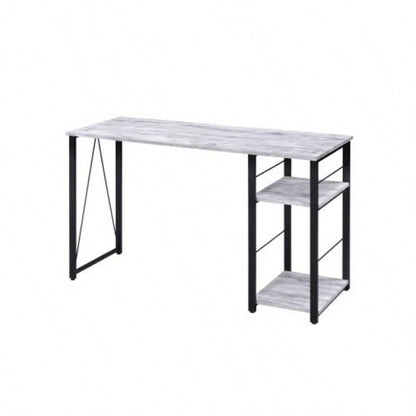 Vadna Antique White Black Writing Desk