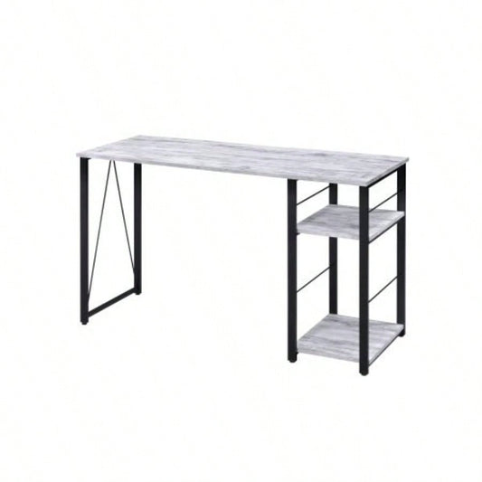 Vadna Antique White Black Writing Desk