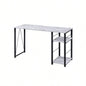 Vadna Antique White Black Writing Desk