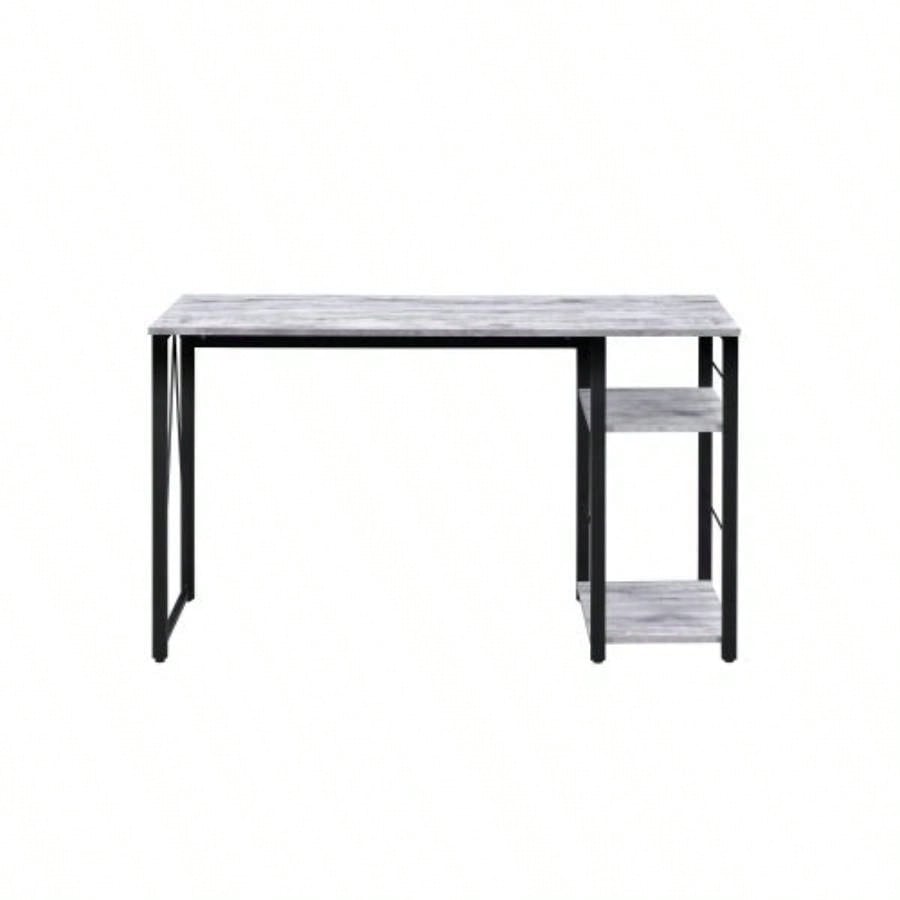 Vadna Antique White Black Writing Desk