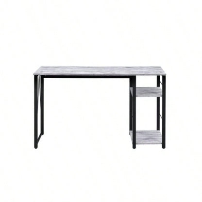 Vadna Antique White Black Writing Desk