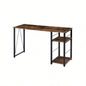 Vadna Antique White Black Writing Desk
