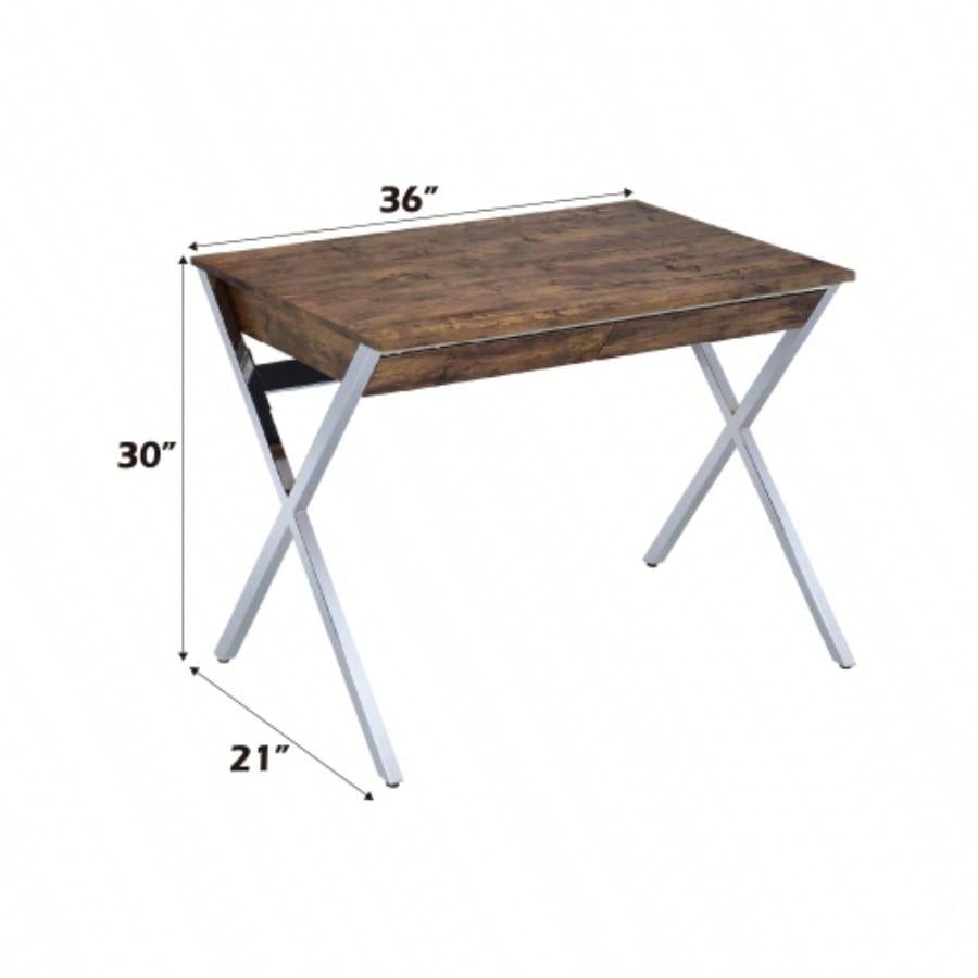 Callers Weathered Oak Writing Desk