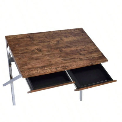 Callers Weathered Oak Writing Desk