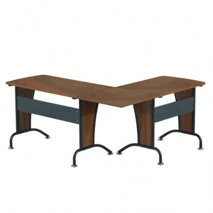 Techni Mobili Deluxe L - Shaped Desk with Desk Option