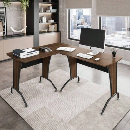 Techni Mobili Deluxe L - Shaped Desk with Desk Option