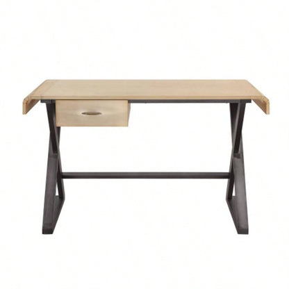 Danton Gold Aluminum Rectangular Writing Desk