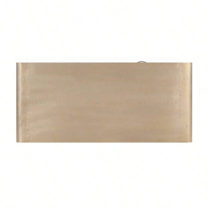 Danton Gold Aluminum Rectangular Writing Desk