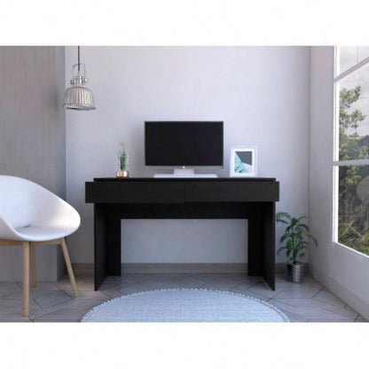 Black Wengue 2 - Drawer Computer Desk