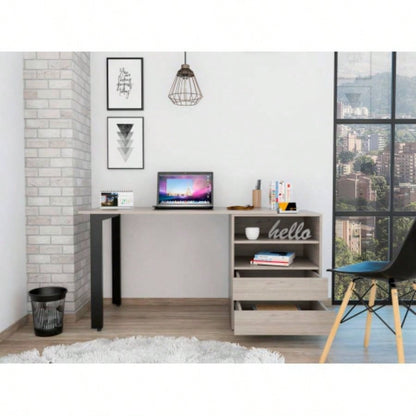 120 Writing Desk Cusco, Office, Light Gray