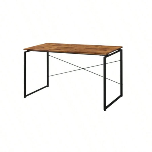 Jurgen Oak Black Writing Desk