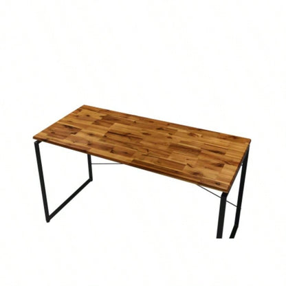 Jurgen Oak Black Writing Desk